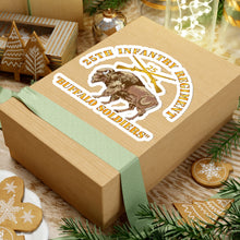 Load image into Gallery viewer, Kiss-Cut Stickers - Army - 25th Infantry Regiment - Buffalo Soldiers w 25th Inf Branch Insignia