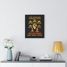 Load image into Gallery viewer, Framed Vertical Poster - Army - 2nd BCT, 1st Cav Division - BlackJack - All Sub Units w Ribbon X 300