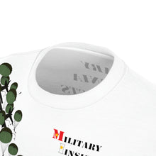 Load image into Gallery viewer, Unisex Cut & Sew Tee (AOP) - Military Insignia Products Brand Shirt