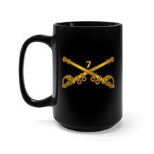 Load image into Gallery viewer, Black Mug 15oz - Army - 7th Cavalry Branch wo Txt