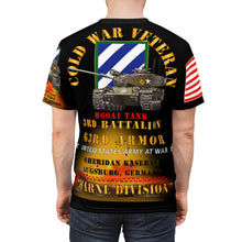 Load image into Gallery viewer, AOP - Cold War Vet - 3rd Battalion, 63rd Armor, 3rd Infantry Division - Augsburg, Germany - M60A1 Tank