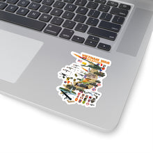Load image into Gallery viewer, Kiss-Cut Stickers - Map - Vietnam Units -with Wpns - Equipment