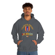 Load image into Gallery viewer, Unisex Heavy Blend™ Hooded Sweatshirt - Army - 1st Signal Bde SSI w VN SVC