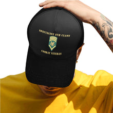 Load image into Gallery viewer, Army - Specialist 8th Class - SP8 - Combat Veteran Hats