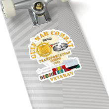 Load image into Gallery viewer, Kiss-Cut Stickers - Army - Gulf War Combat Vet - Transportation Corps X 300