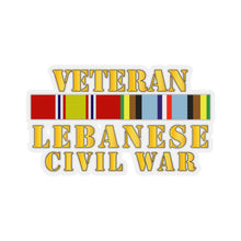 Load image into Gallery viewer, Kiss-Cut Stickers - USMC - Veteran Lebanese Civil War w EXP SVC