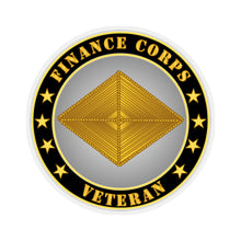 Load image into Gallery viewer, Kiss-Cut Stickers - Army - Finance Corps Veteran