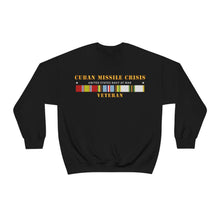 Load image into Gallery viewer, Unisex Heavy Blend Crewneck Sweatshirt - Navy - Cuban Missile Crisis w AFEM COLD SVC
