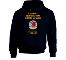 Load image into Gallery viewer, Army - Usaf - 52nd Operations Support Squadron - Griffins - Wings Up Talons Out Hoodie
