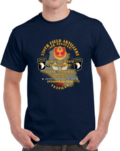 Load image into Gallery viewer, Army - 1st Bn, 320th Fa, 101st Airborne Div - Invasion - 2003 W Aa Badge - Map Classic T Shirt