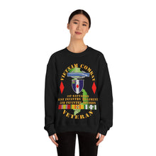 Load image into Gallery viewer, Unisex Heavy Blend Crewneck Sweatshirt - Army - Vietnam Combat Vet - 1st Bn 61st Infantry - 5th Inf Div Ssi