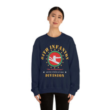 Load image into Gallery viewer, Unisex Heavy Blend Crewneck Sweatshirt - Army - 84th Infantry Division - The Railsplitters wo DS X 300