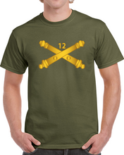Load image into Gallery viewer, Army - 12th Field Artillery Regt - Artillery Br Wo Txt Classic T Shirt