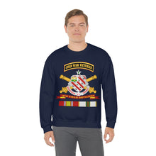Load image into Gallery viewer, Unisex Heavy Blend Crewneck Sweatshirt - Army - 8th Field Artillery w Br - Ribbon COLD WAR Vet Tab