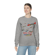 Load image into Gallery viewer, Unisex Heavy Blend Crewneck Sweatshirt - Army - AAC - 332nd Fighter Group - Red Tails - At War
