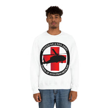 Load image into Gallery viewer, Unisex Heavy Blend Crewneck Sweatshirt - Army MEDEVAC Critical Care Flight Paramedics V1