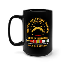 Load image into Gallery viewer, Black Mug 15oz - Army - 287th Military Police Company - Berlin Bde w OCCUPY COLD SVC X 300