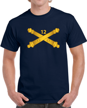 Load image into Gallery viewer, Army - 12th Field Artillery Regt - Artillery Br Wo Txt Classic T Shirt