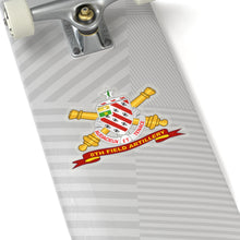 Load image into Gallery viewer, Kiss-Cut Stickers - Army - 8th Field Artillery w Br - Ribbon