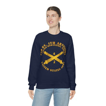 Load image into Gallery viewer, Unisex Heavy Blend Crewneck Sweatshirt - Army - 2nd Bn 4th Field Artillery Regt - 105mm w Arty Br