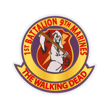 Load image into Gallery viewer, Kiss-Cut Stickers - USMC - 1st Bn 9th Marines wo Txt