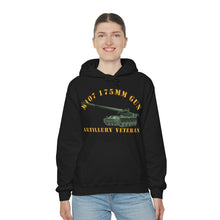 Load image into Gallery viewer, Unisex Heavy Blend™ Hooded Sweatshirt - Army - M107 - 175mm Gun - Artillery Veteran