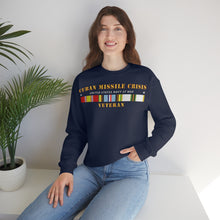 Load image into Gallery viewer, Unisex Heavy Blend Crewneck Sweatshirt - Navy - Cuban Missile Crisis w AFEM COLD SVC