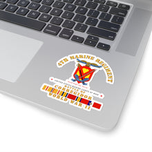 Load image into Gallery viewer, Kiss-Cut Stickers - USMC - 4th Marine Regiment - Battle of Corregidor - WWII w PAC SVC