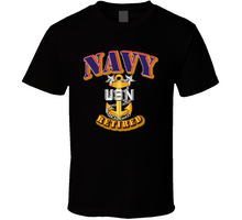 Load image into Gallery viewer, NAVY - MCPO - Retired T Shirt