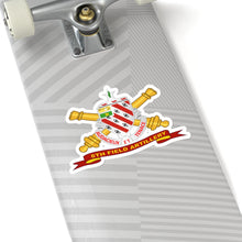 Load image into Gallery viewer, Kiss-Cut Stickers - Army - 8th Field Artillery w Br - Ribbon