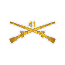 Load image into Gallery viewer, Kiss-Cut Stickers - Army - 41st Infantry Regiment wo Txt