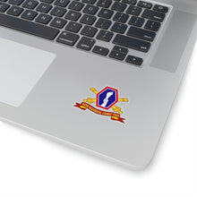 Load image into Gallery viewer, Kiss-Cut Stickers - Army - 442nd Infantry Regimental Combat Team w Artillery Br - SSI - Ribbon X 300