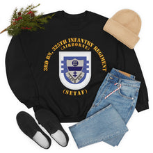 Load image into Gallery viewer, Unisex Heavy Blend Crewneck Sweatshirt - Army - Flash - 3rd Bn 325th Infantry Regiment - Abn - Setaf Wo Ds
