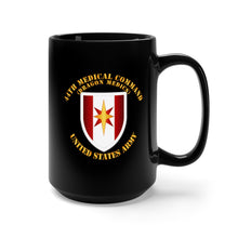 Load image into Gallery viewer, Black Mug 15oz - Army - 44th Medical Command - Dragon Medics
