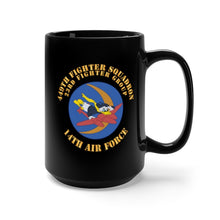 Load image into Gallery viewer, Black Mug 15oz - AAC - 449th Fighter SQ 23rd Fighter Group 14th AF X 300