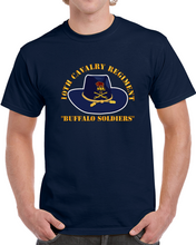 Load image into Gallery viewer, Army - 10th Cavalry Regiment - Buffalo Soldiers Classic T Shirt