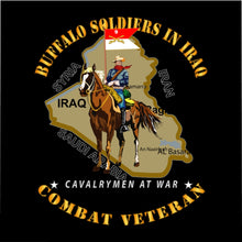 Load image into Gallery viewer, Microfiber Duvet Cover - Army - Buffalo Soldiers in Iraq - Cavalrymen at War - 9th Cav Guidon