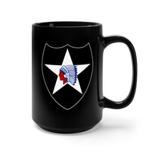 Load image into Gallery viewer, Black Mug 15oz - Army - 2nd Infantry Division wo txt