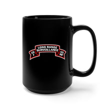 Load image into Gallery viewer, Black Mug 15oz - F Co 425th Infantry (Ranger) Scroll - LRRP