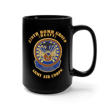 Load image into Gallery viewer, Black Mug 15oz - AAC - 379th Bomb Group X 300