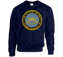 Load image into Gallery viewer, Army - 24th Infantry Regiment - Jefferson Barracks, MO - Buffalo Soldiers w Inf Branch Classic T Shirt & Crewneck Sweatshirt