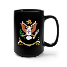Load image into Gallery viewer, Black Mug 15oz - Army - Regimental Colors - 501st Parachute Infantry Regiment - GERONIMO! X 300