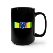 Load image into Gallery viewer, Black Mug 15oz - Ribbon - Vietnam - VCM - 23rd Infantry Division
