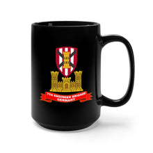 Load image into Gallery viewer, Black Mug 15oz - Army - 7th Engineer Brigade - 1969 - Germany - ENG Br - Ribbon X 300
