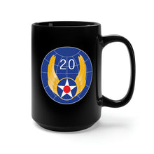 Load image into Gallery viewer, Black Mug 15oz - SSI - AAC - 20th Air Force wo Txt X 300