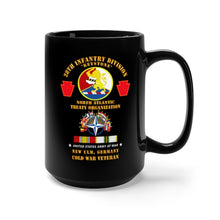 Load image into Gallery viewer, Black Mug 15oz - Army - 28th Inf Div, NATO - New Ulm, Germany w COLD SVC X 300