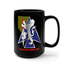 Load image into Gallery viewer, Black Mug 15oz - Army - 2nd Bde Combat Tm - Dagger Brigade - 1st ID