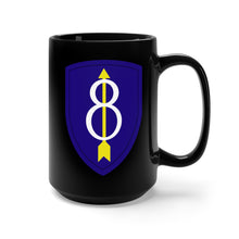 Load image into Gallery viewer, Black Mug 15oz - Army - 8th Infantry Division wo Txt