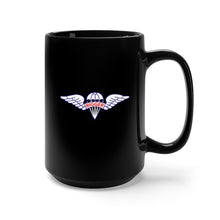 Load image into Gallery viewer, Black Mug 15oz - Army - Parachute Rigger Cloth wo Txt X 300