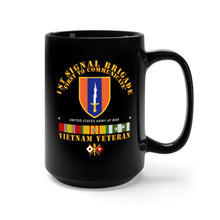 Load image into Gallery viewer, Black Mug 15oz - Army - 1st Signal Bde SSI w VN SVC